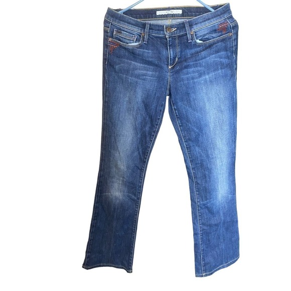 Joe's Jeans Rocker Bootcut Aniston Wash Dark Denim 27 - Picture 1 of 4